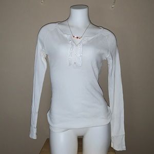 LOFT | White Long Sleeve Blouse